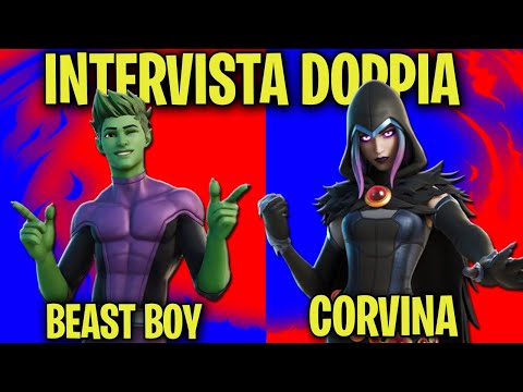 INTERVISTA DOPPIA TRA BEAST BOY E CORVINA *SI AMANO?!*   - Fortnite