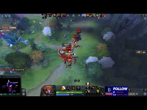 Arteezy using his branch to outplay Timber again!