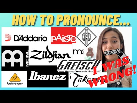 D’Addario, Meinl, Gretsch, Paiste How to Pronounce? | Top 10 Mispronounced Music Gear Brands