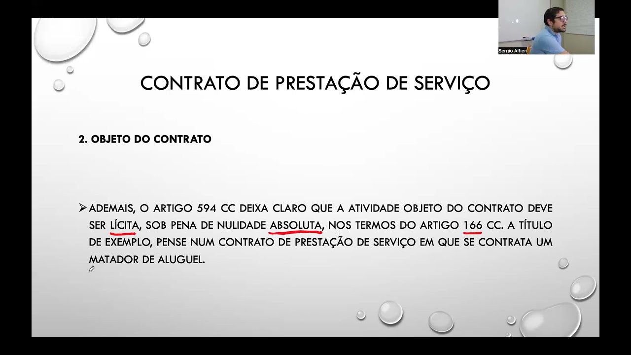 Contrato de prestação de serviço (parte 2)