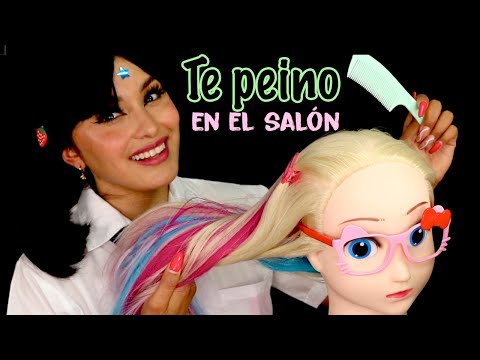 Eres LA NUEVA del 📚 SALÓN de CLASES I TE PEINO I AUTOESTIMA 💟 I Ges ASMR