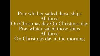 I saw three ships By Sting