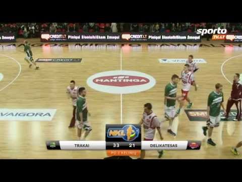 SportoTV.lt: NKL  pusfinalis Trakų "Trakai" - Joniškio "Delikatesas" 2014-04-12