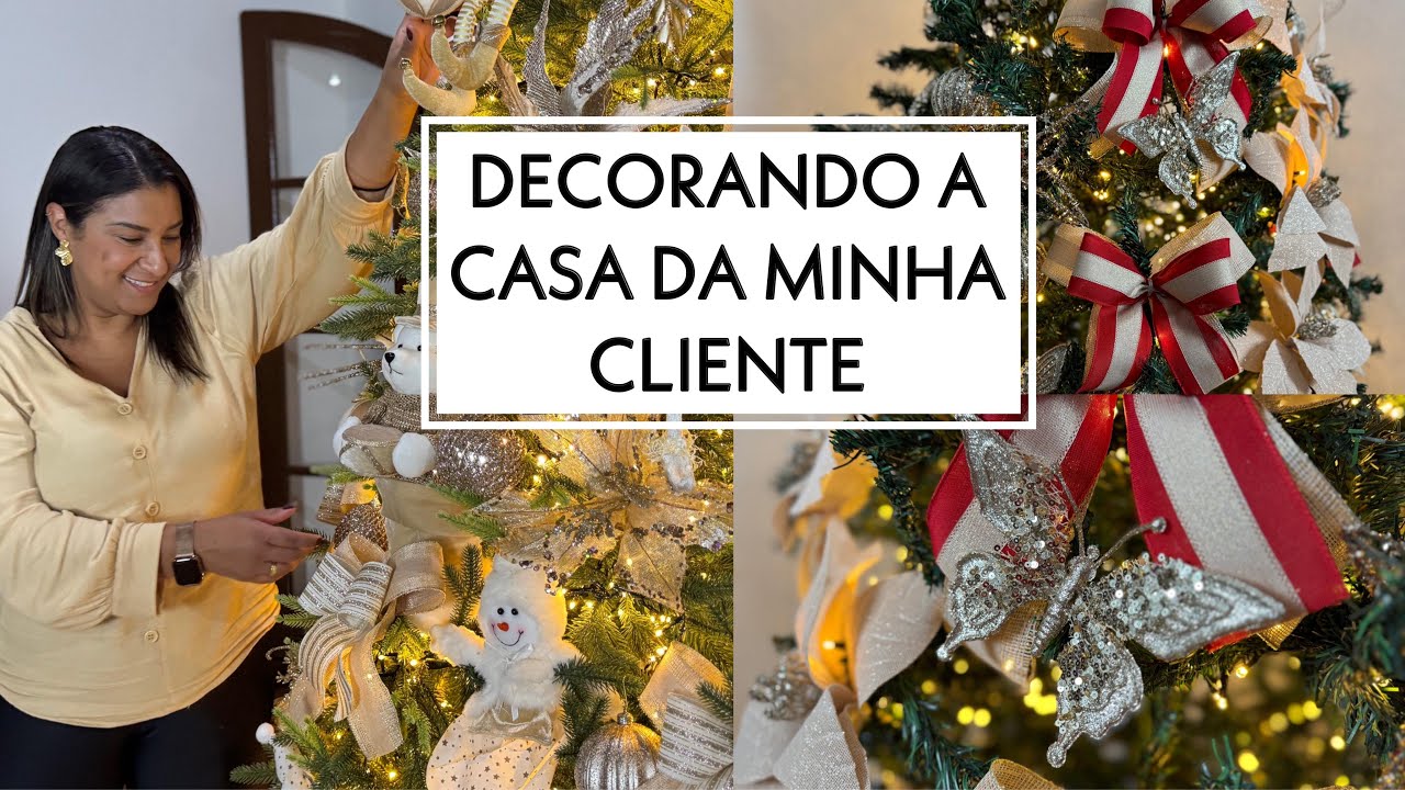NATAL 2024 ÁRVORES E CORES TENDÊNCIAS PARA O NATAL DECORANDO A CASA DA CLIENTE #christmastree #natal