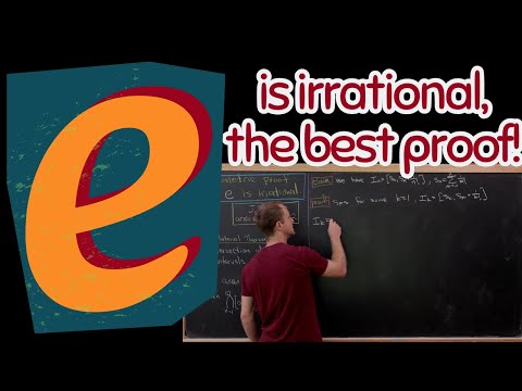 e is irrational -- the best proof!!
