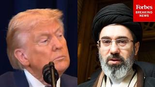 Reporter Asks Trump: Does Iran's New Supreme Leader 'Have A Target On His Back?'