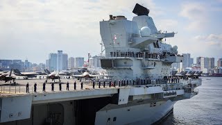 HMS Prince of Wales arrives in Tokyo