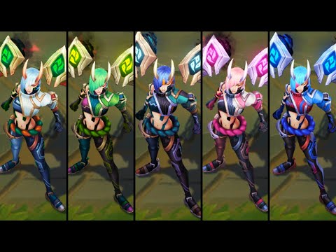All Inkshadow Kai'Sa Chromas | League of Legends