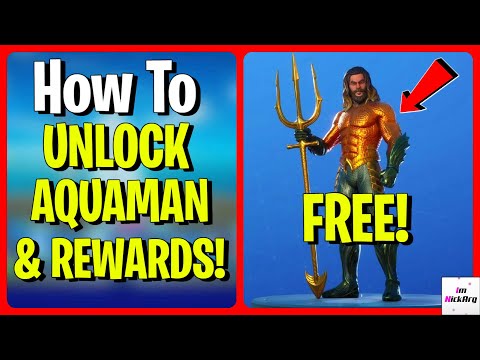 How to UNLOCK AQUAMAN SKIN & REWARDS! (GET for FREE) | Fortnite Chapter 2 Season 3