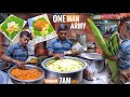 ONE MAN ARMY 7PM Open Tumkur Kashi Hotel Most Famous Spicy Chutney With Lemon Rice Street Food
