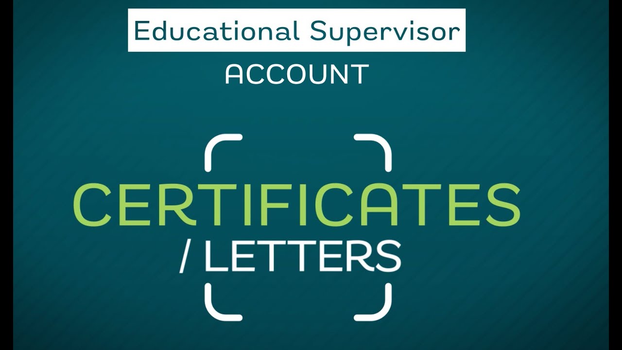 Classera EN supervisor Certificates  letters V2