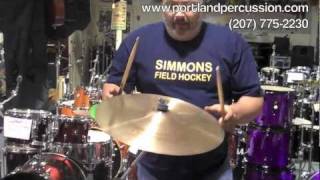 Video thumbnail for Sabian Paragon Crash 18 by Portland Percussion