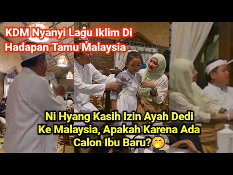 Did Ni Hyang allow KDM to go to Malaysia because Young Syefura was there? KDM sang a climate song...