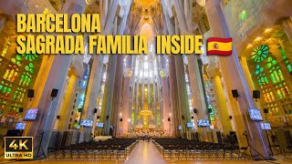 Barcelona 🇪🇸 Sagrada Familia Interior – Gaudí Masterpiece Inside | 4K