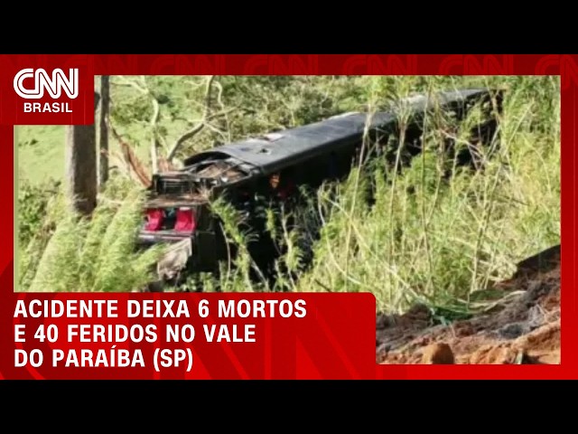 Ônibus fretado cai em ribanceira e deixa ao menos seis mortos em São Paulo | CNN AGORA