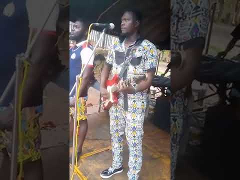 Osaretin Eguasa on stage