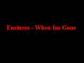 Instrumental - Eminem - When Im Gone