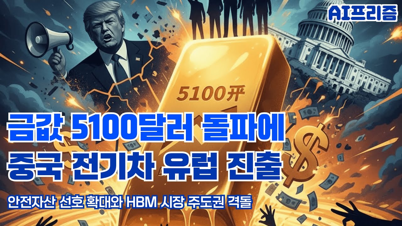 금값 5100달러 돌파에 HBM4 주도권 격돌 [AI PRISM]