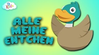 Alle meine Entchen SONG für Kinder und Kleinkinder. Kinderlieder zum mitsingen und lernen
