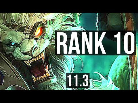 RENGAR vs VIEGO (JUNGLE) | Rank 1 Rengar, 13/1/1, Legendary, Rank 10 | BR Challenger | v11.3