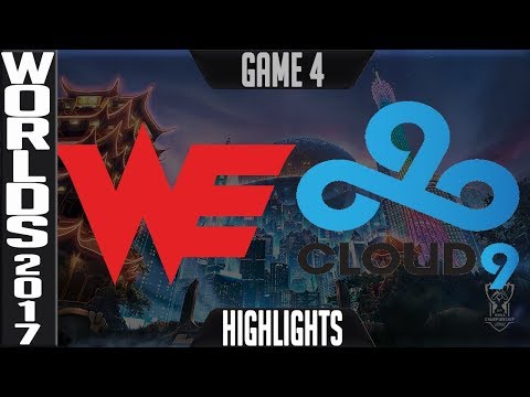 WE vs C9 Highlights Game 4 - Quarterfinal World Championship 2017 Team WE vs Cloud 9 G4