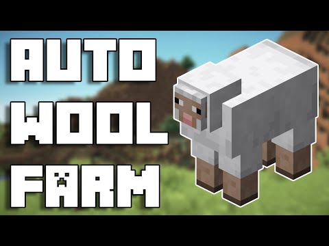 Minecraft Bedrock Simple Auto Wool Farm