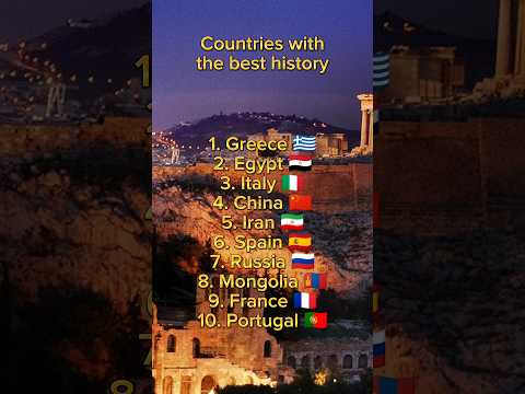 Countries with the best history