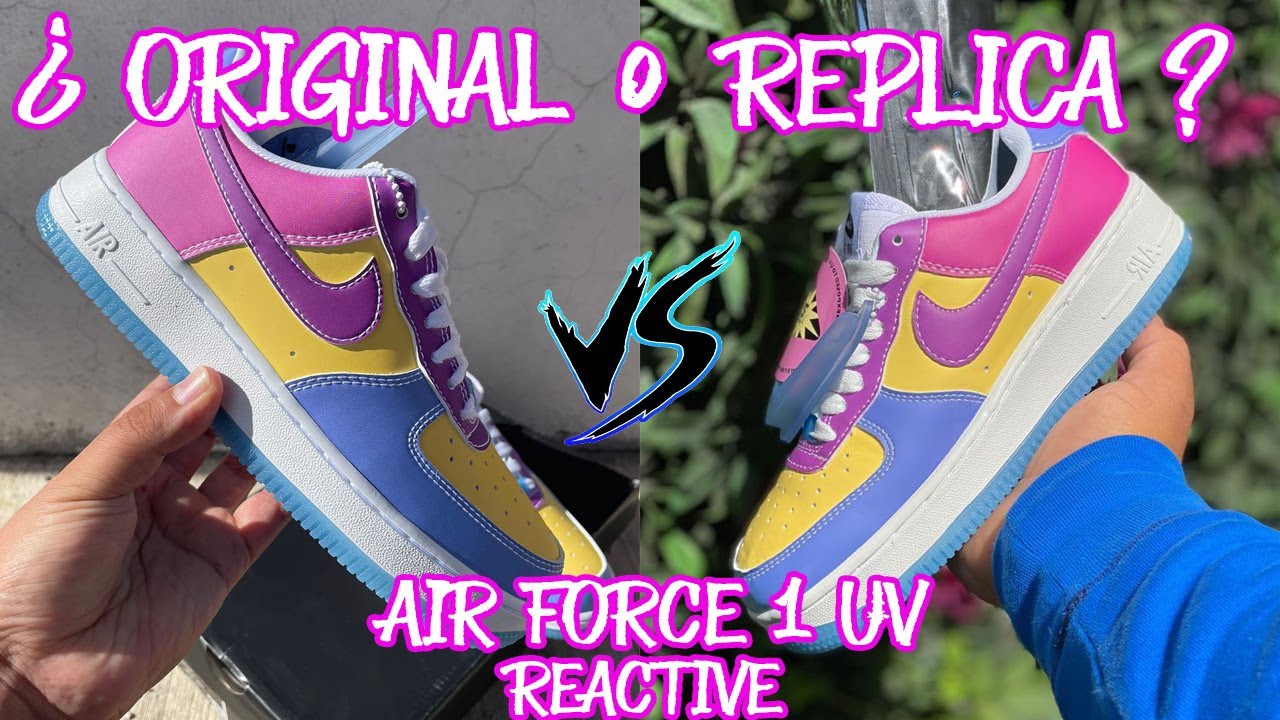 Air Forcé 1 UV Reactive ¿Cuál compro ORIGINAL o RÈPLICA