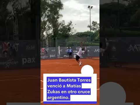 TENIS ARGENTINO - Juan Bautista Torres venció a Matías Zukas en otro cruce argentino