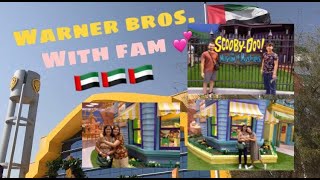 warner bros abu dhabi with fam