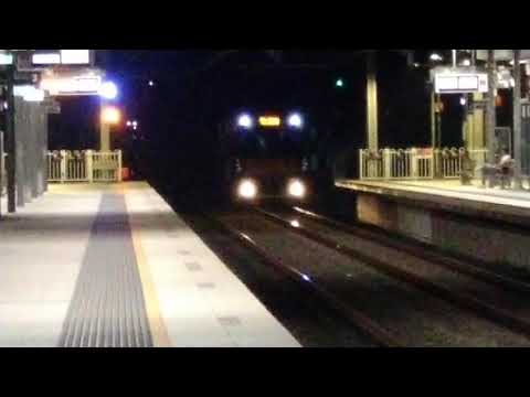 Sydney Trains Glenfield Railway Station Night