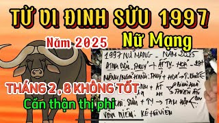 CHI TIẾT TỬ VI 1997 NỮ MẠNG ĐINH SỬU NĂM 2025 - Những điều cần lưu ý