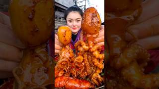 Download lagu Fisherman Enjoys a Delicious Seafood Feast. #shortvideo #seafood #eatingshow #asmrfood #mukbang mp3