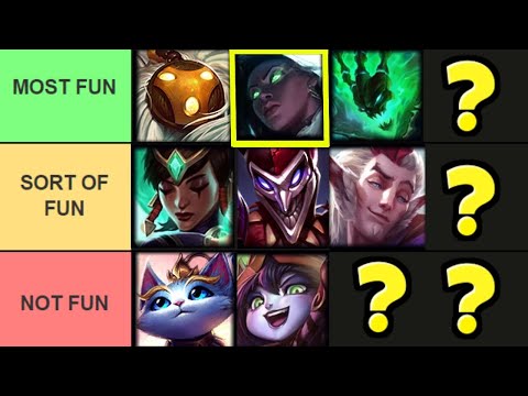 The MOST and LEAST Fun Support Champions (TIER LIST)