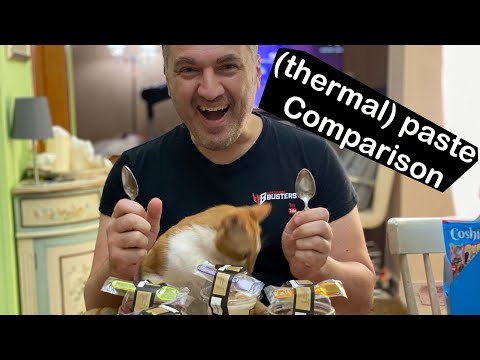 Hardware Busters 의 서멀 그리스는 제품에 따라 노화 속도가 달라 자주 교체해야 하는 것도 있 테스트 영상