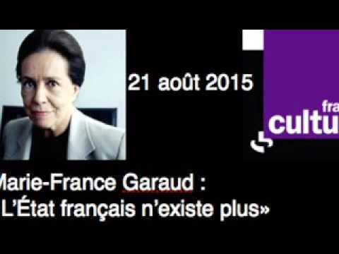 Marie France Garaud l'État français n'existe plus