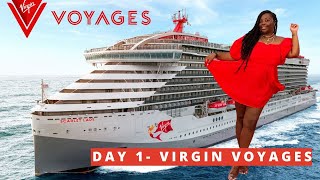 DAY 1: Virgin Voyages Scarlet Lady Cruise | Embarkation Day | Cruise Vlog | Dominican Daze