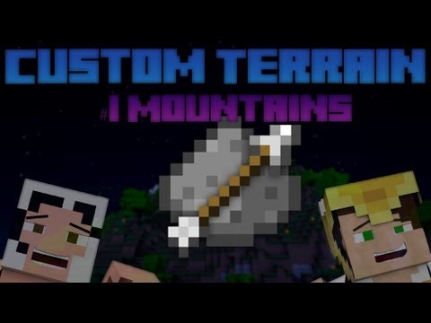 Minecraft Custom Terrain #1: Mountains (Cinematic)