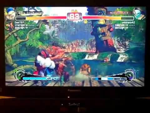 SSF4 AE v2012 - umataro42 vs Dek757 019 (Vega vs Yun)