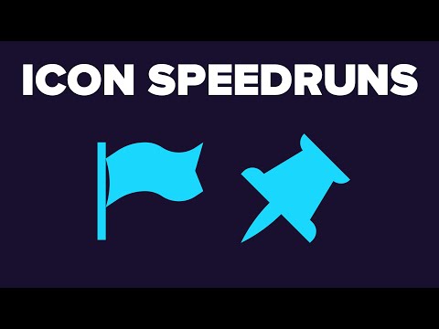 Icon speedruns: Flag and pushpin thumbnail