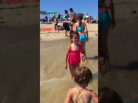 Zayna loving the waves!