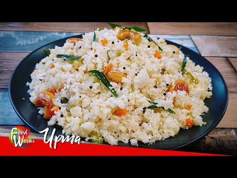 Upma Recipe | Easy Upma For Breakfast | How To Make Fluffy Soft Upma Recipe | Rava Upma | Foodworks