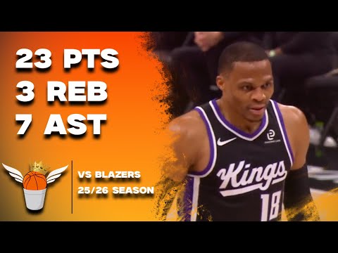 Russell Westbrook 23 Points vs Trail Blazers Full Highlights! (1/18/2026)
