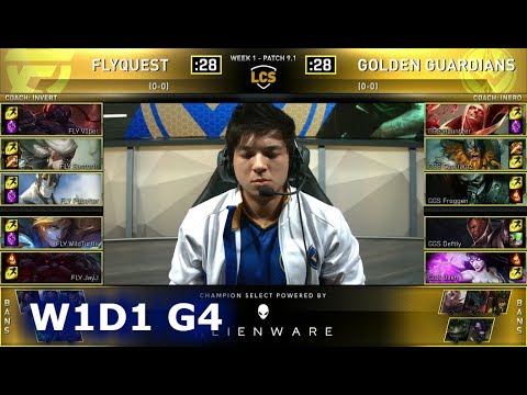 FLY vs GGS | Week 1 Day 1 S9 LCS Spring 2019 (ex-NA LCS) | FlyQuest vs Golden Guardians W1D1