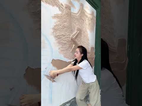 لوحة ثلاثية الأبعاد مذهلة في رمضان! في البداية لم تعجب المالك… لكن النتيجة جعلته مندهشًا 😍✨