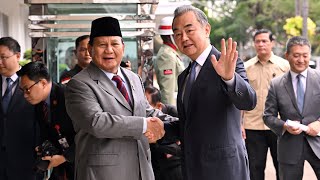 China's Wang meets Indonesia's Jokowi, president elect Prabowo