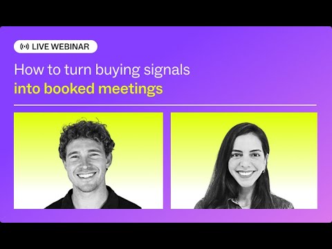 How to turn buying signals into booked meetings video thumbnail