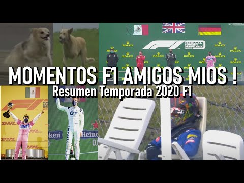 MOMENTOS F1 AMIGOS MIOS DE LA TEMPORADA 2020 | RESUMEN TEMPORADA 2020 F1