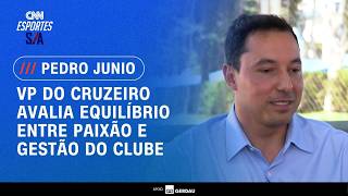 Vídeo: Cruzeiro: Pedro Junio fala sobre equilíbrio entre paixão e gestão do clube