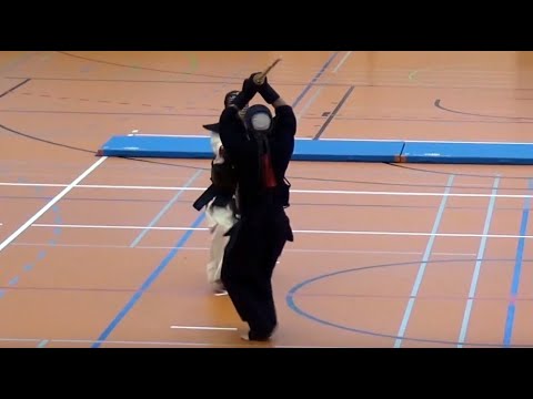 Schweizermeisterschaft Kendo 2018 - Finale Challenger - Bugliani vs Vrbanic